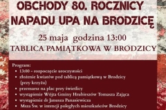 BRODZICA 2025 80. ROCZNIA NAPAŚCI UPA NA BRODZICĘ
