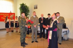 Spotkanie opłatkowe w Jednostce Wojskowej i MOPS - ie 19 - 20.12. 2013